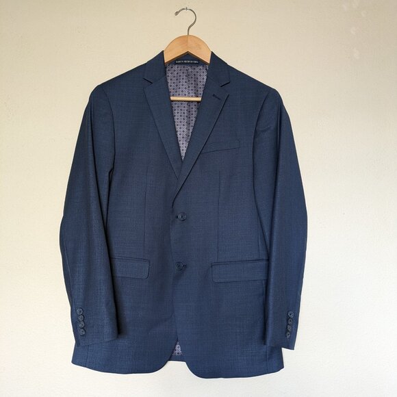 Penguin Wool Blend 2-piece Suit Blue - Picture 2 of 12